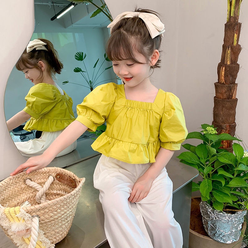 Set Áo Tay Ngắn + Quần Dài Chống Muỗi Thời Trang Mùa Hè Mới 2022 Dành Cho Bé Gái