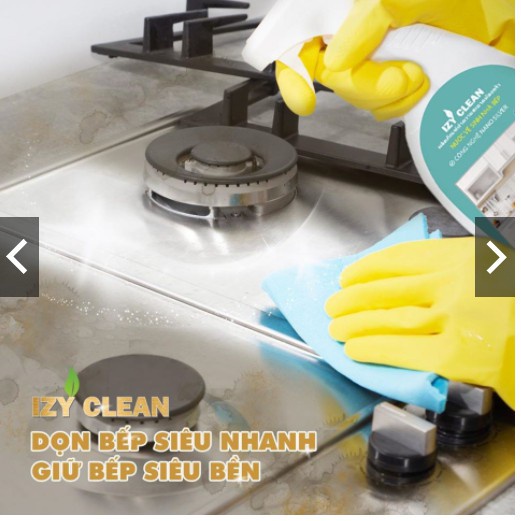 Nước Tẩy Rửa Dầu Mỡ Nhà Bếp Izy Clean 550ml - Phân Phối Chính Hãng Bởi SCG Home