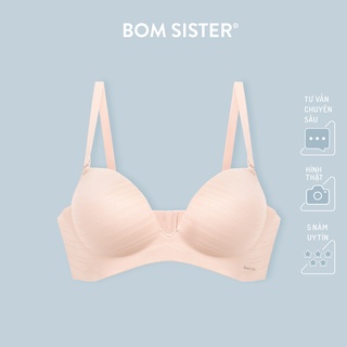 Áo lót mút vừa su đúc không gọng nâng ngực tự nhiên BOM SISTER A6445