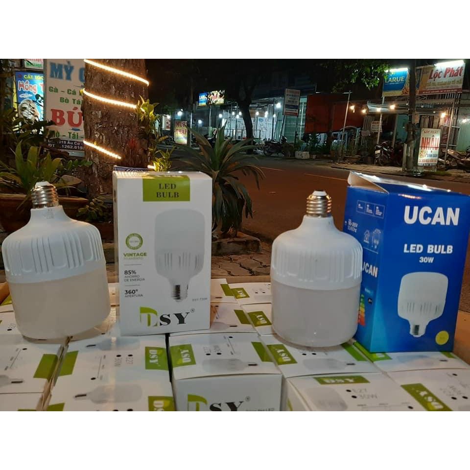 Bóng đèn led trụ tròn UCAN 10W 15W 20W 30W 40W sáng trắng