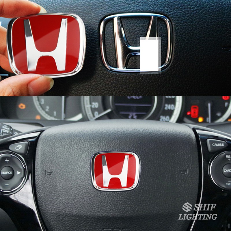 Biểu tượng hãng xe Honda gắn vô lăng cho xe HONDA Civic Accord