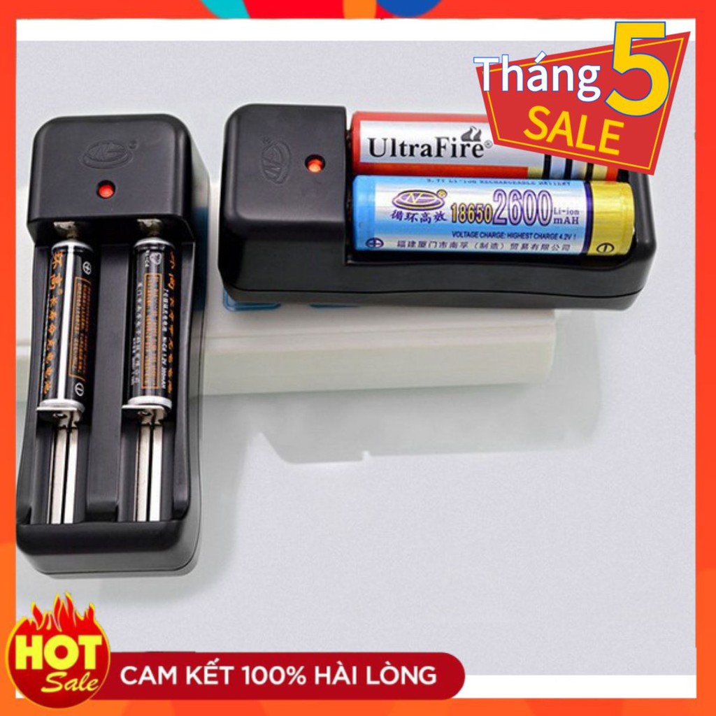 Bộ Sạc Đôi Đa Năng Dùng Cho Các Loại Pin Li-Ion 1865_16340_14500 (3,7-4,2V)