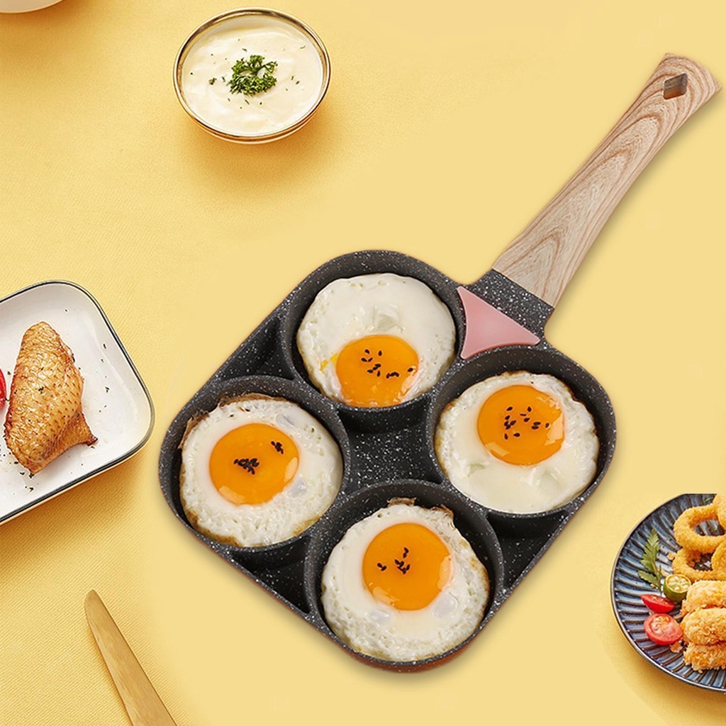 CONOPERY Chảo Chiên Trứng Không Khói Có Tay Cầm Tiện Lợi