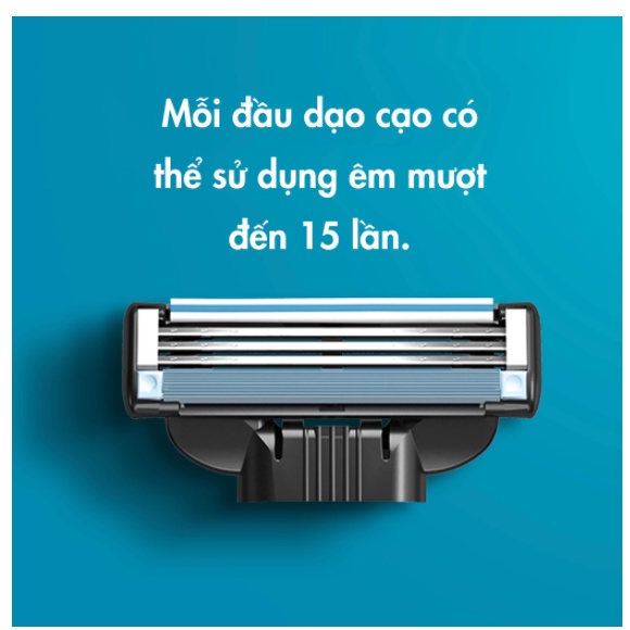 Cán dao Gillette Mach3+  cao cấp