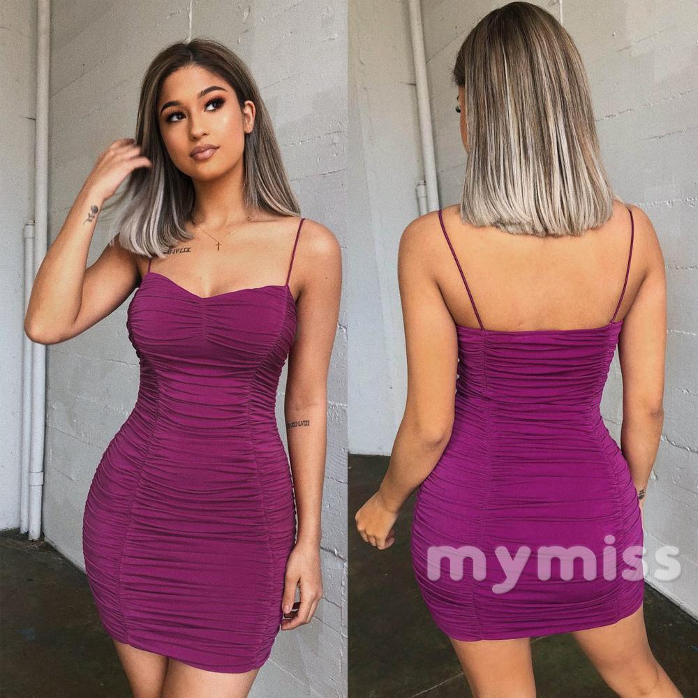 ♛♚♛Sexy Women Fashion Sleeveless Bodycon Party Clubwear Mini Dress