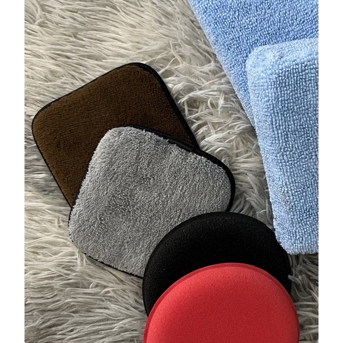 Mút Microfiber Chuyên Dụng Chăm Sóc Xe Thoa Wax ,Đánh Bóng Dưỡng Da