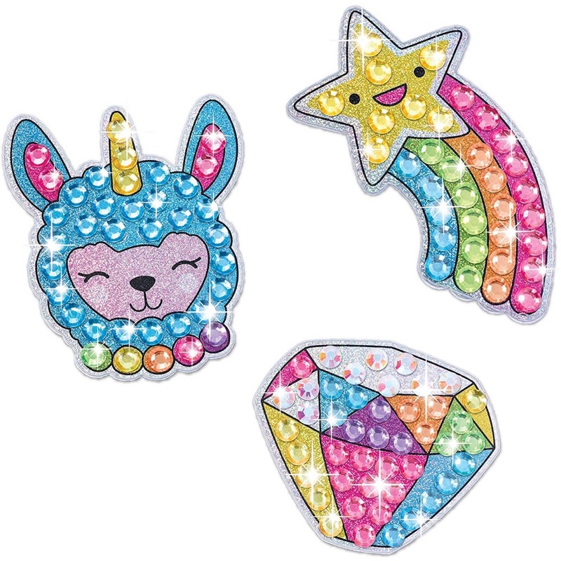 Tranh đính đá kim cương sticker và móc khoá Big Gem chính hãng