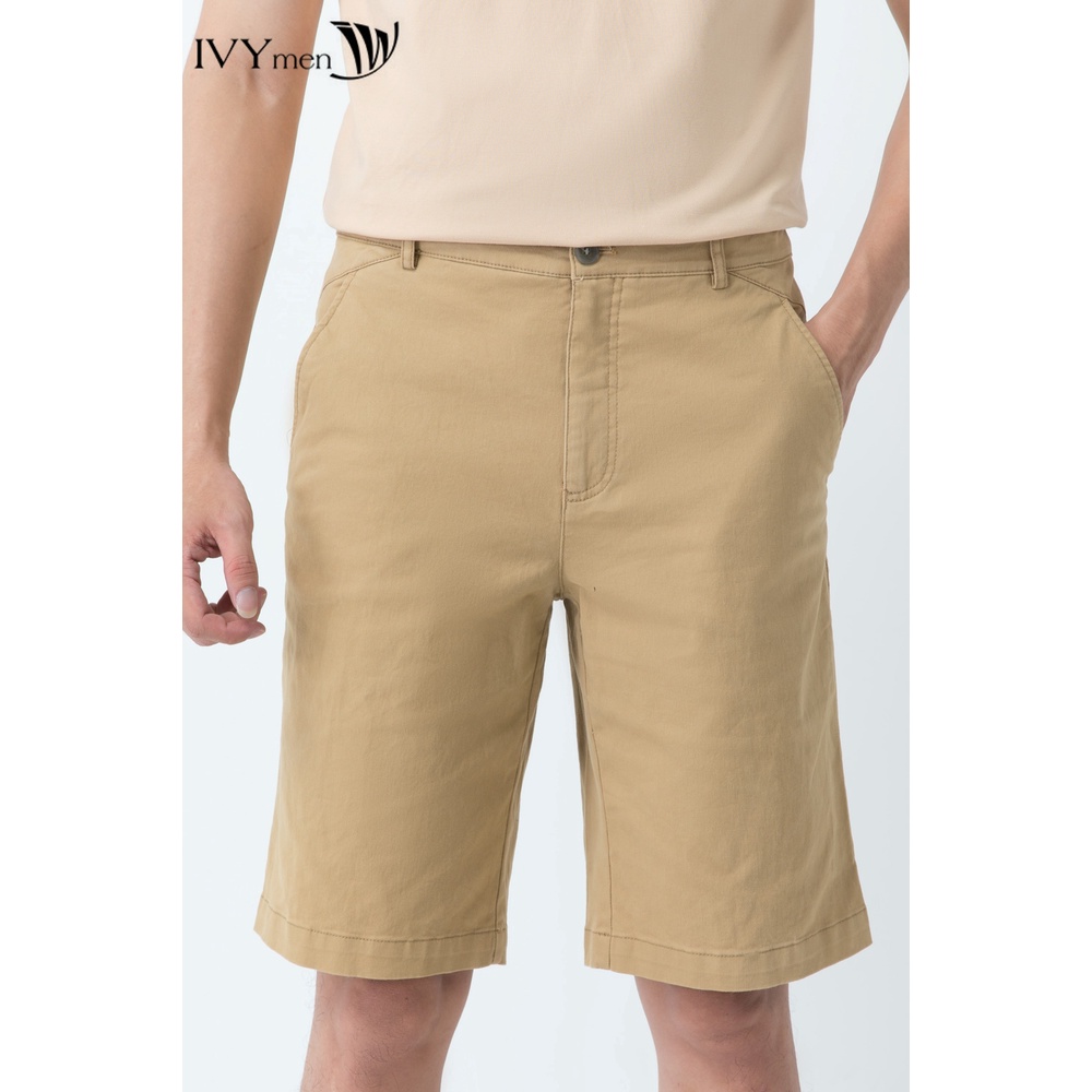 Quần lửng nam Khaki IVY moda MS 21E3014