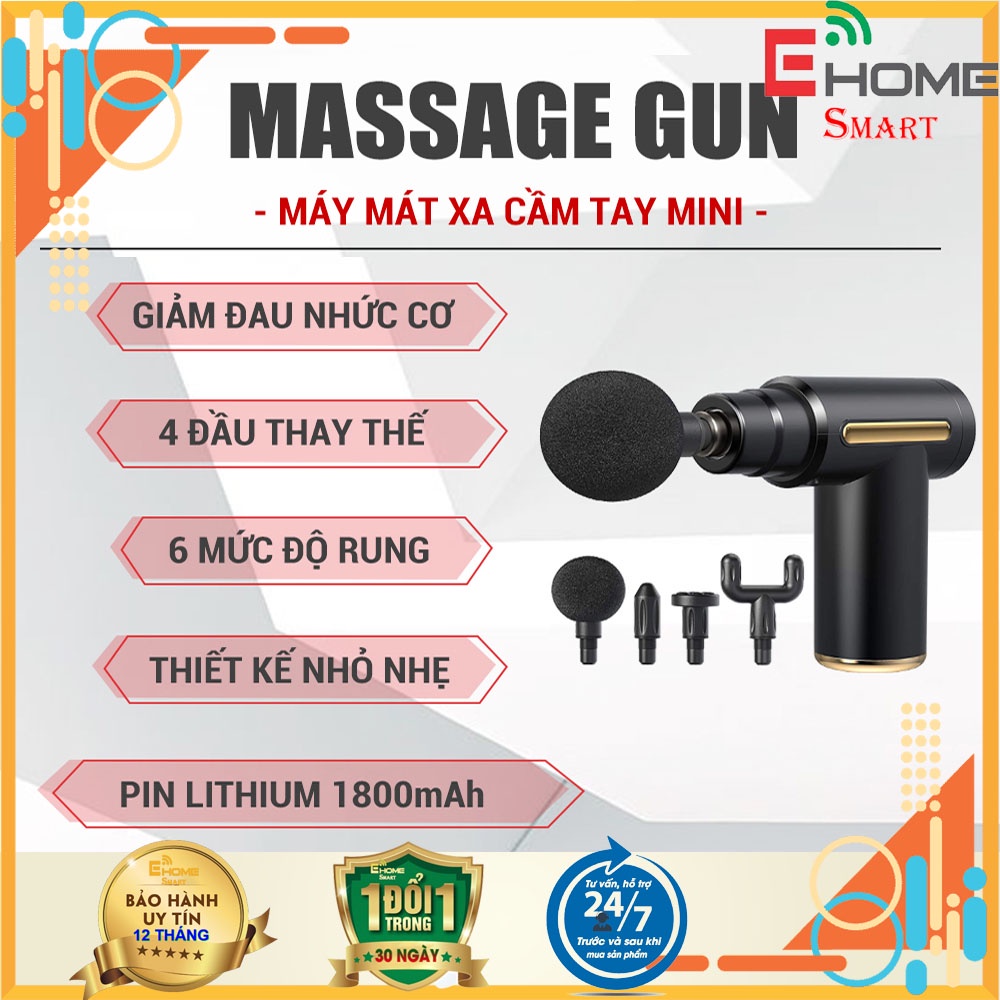 Máy Massage Cầm Tay 8 Đầu 99 Cấp Độ Màn Led Cao Cấp, massage  toàn thân chân, lưng, bụng, cổ vai