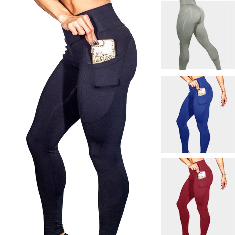 Quần Legging Thể Thao Có Túi Đựng Điện Thoại Dành Cho Nữ