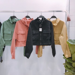 Áo khoác kaki 2 túi hộp TALY