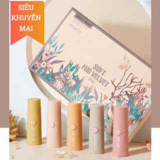 Set son thỏi 5 cây soft fog velvet hãng hih