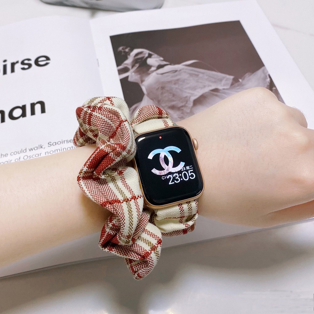 Dây Đeo Cỡ Lớn Phong Cách Nhật Bản Cho Đồng Hồ Thông Minh Apple Watch Se 6 5 4 3 2 1