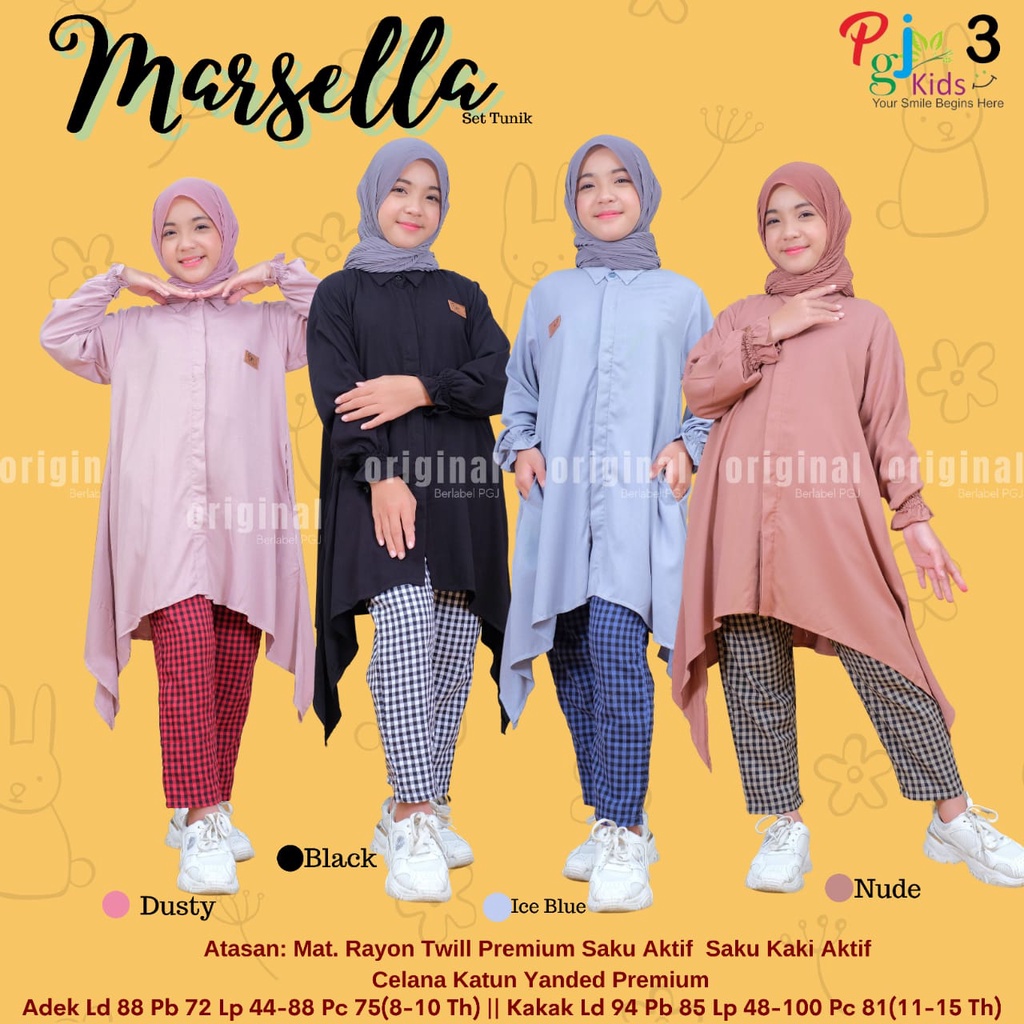 Marsella Settings Of Women / Teen / Mienial Children. Cao Cấp RAYON TWILL Top Quần Cotton YANDED Age 8-15 Tuổi