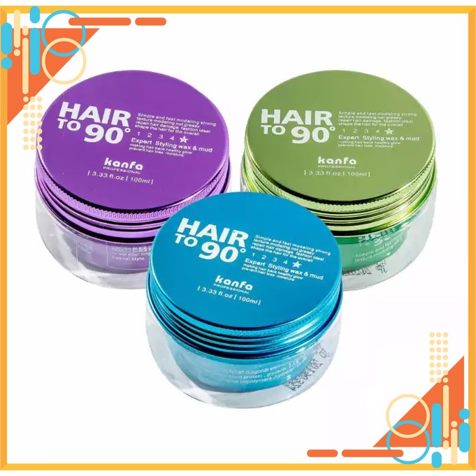 Wax Vuốt Tóc Nam, Nữ Kanfa Hair to 90 - Hàng Nhật Cao Cấp, Giữ Nếp Cực Lâu