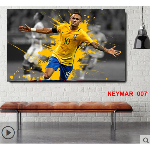 Poster decal dán tường cầu thủ Neymar