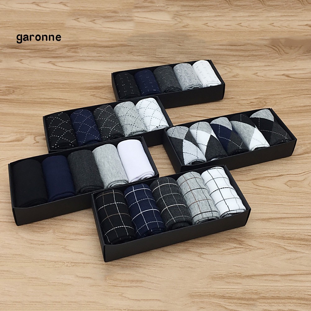 Set 3/5 đôi vớ cotton thoáng mát thời trang dành cho nam