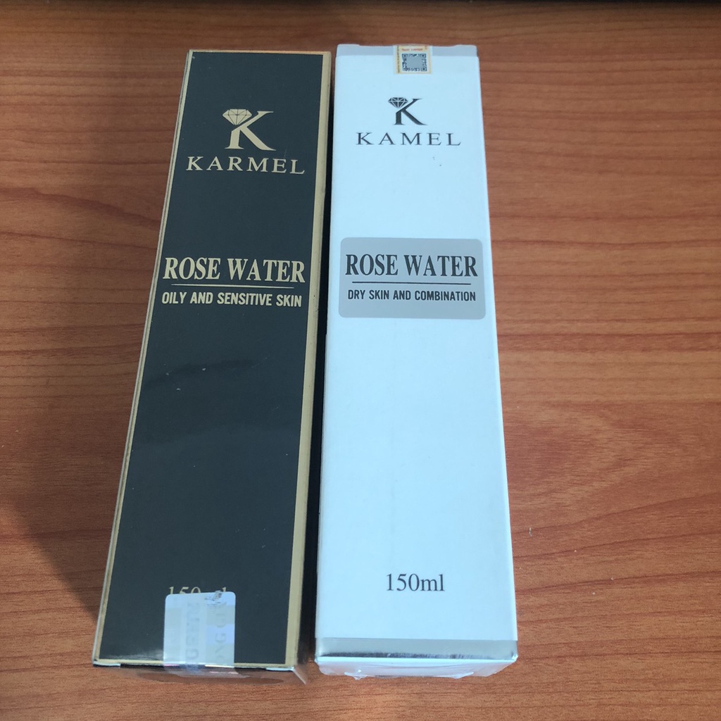 nước hoa Hồng kamel rose water oily skin cấp ẩm căng bóng cho da dầu và da nhạy cảm, toner hoa hồng