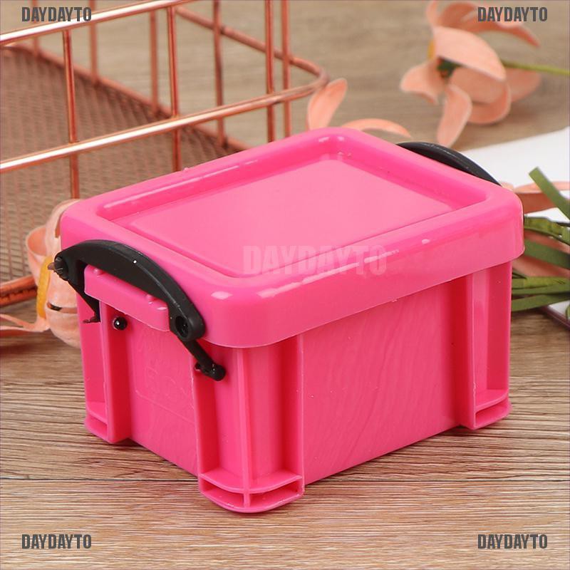 Hộp Mini Đựng Đồ Dùng Có Khóa Màu Sắc Ngọt Ngào Tiện Dụng