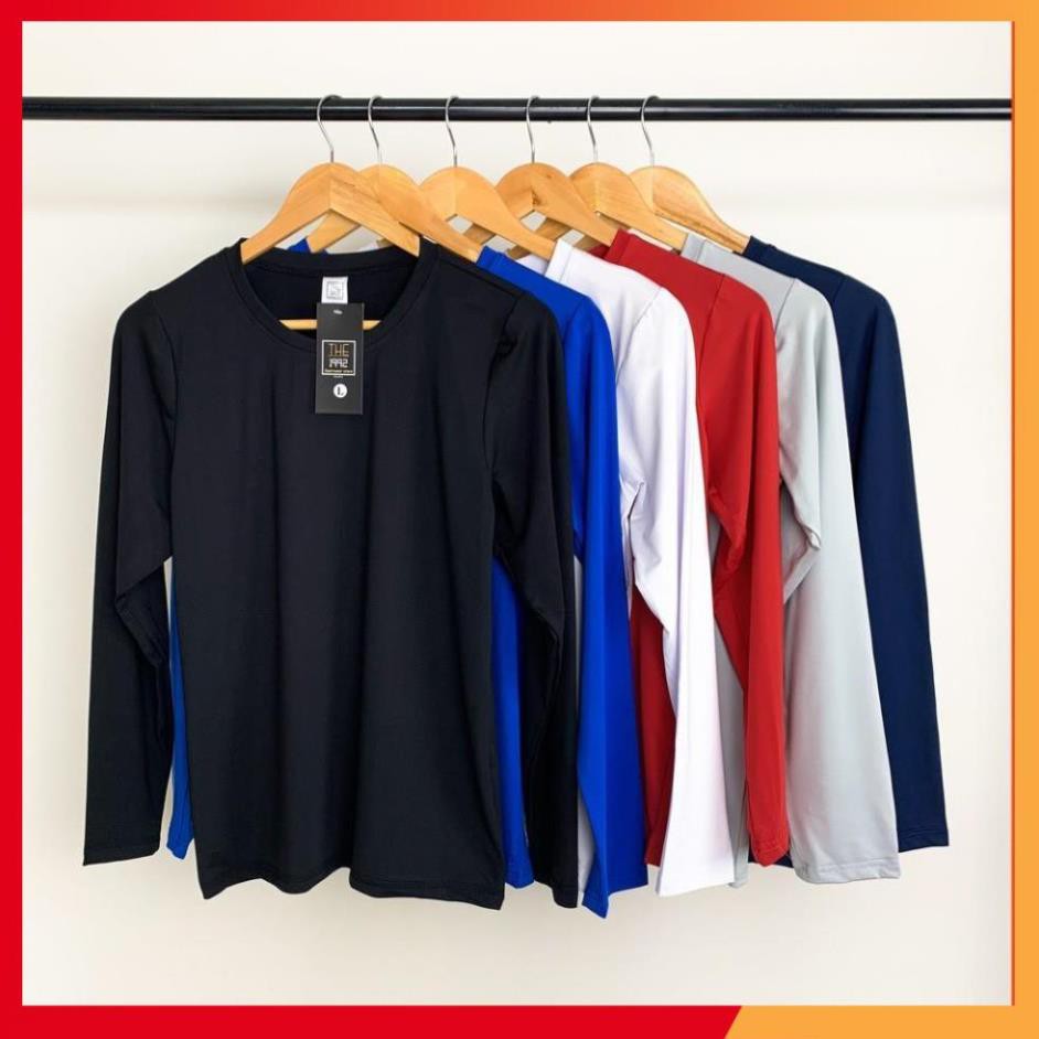 Hàng Cao Cấp -  FreeShip -  Áo giữ nhiệt nam Áo dài tay áo thể thao nam 6 màu trơn | BigBuy360 - bigbuy360.vn