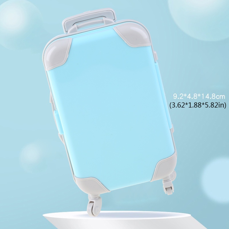 Hộp Đựng Lông Mi Giả Mini Có Bánh Xe Kéo Tiện Dụng Ốp