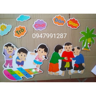 Tranh góc decan xốp trang trí