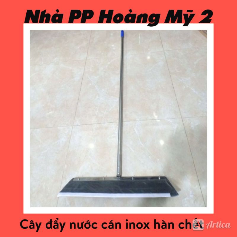 Cây đẩy nước - Gạt nước - Đầu inox hàn chết