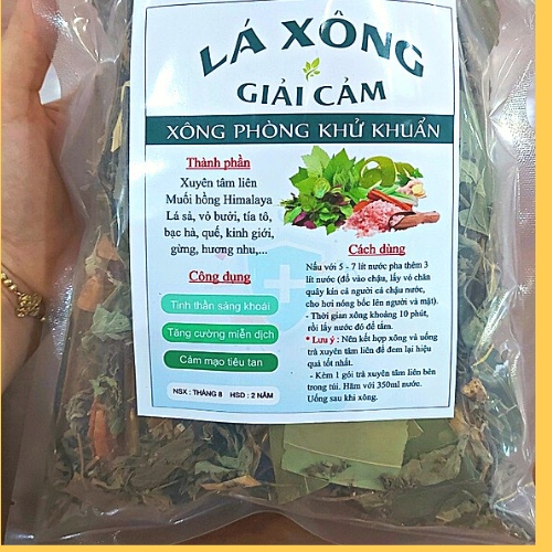 LÁ XÔNG GIẢI CẢM TỪ THẢO MỘC