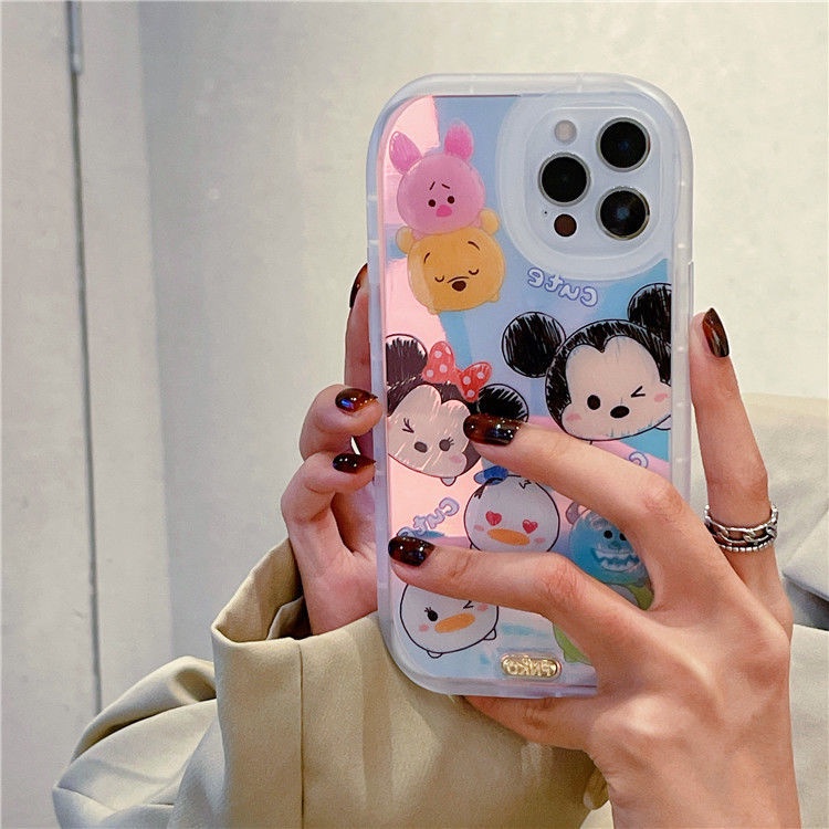 Ốp Điện Thoại Mềm Họa Tiết Nhân Vật Hoạt Hình Dễ Thương Cho IPhone 11 12 13Pro Max ProMax 7 8 Plus Xr Xs
