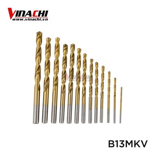 Mũi khoan thép hss bộ 13, 19 mũi khoan - mũi khoan thép hss bộ 13, 19 mũi khoancó khả năng chịu nhiệt rất cao