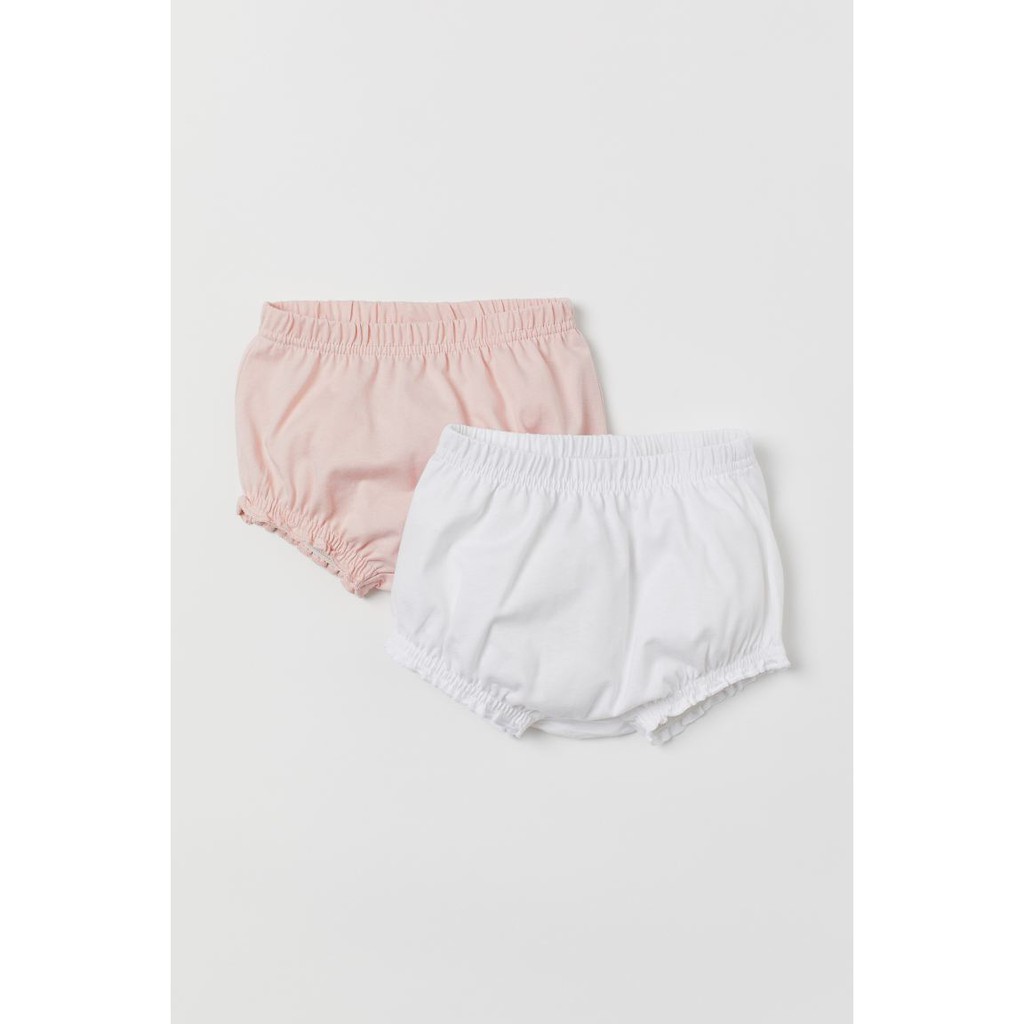 Set 2 shorts trắng - hồng H.m UK sale