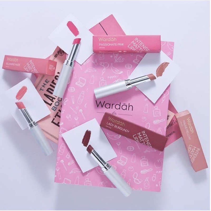 (Hàng Mới Về) Son Môi Lì Màu Sắc Thời Trang Thương Hiệu Wardah Intens | BigBuy360 - bigbuy360.vn
