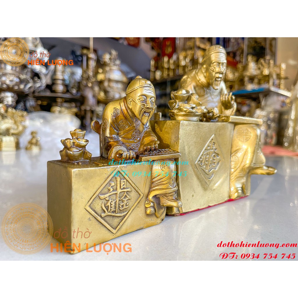Tượng Ông Quản Gia Bằng Đồng Phong Thủy-Ông Thần Toán