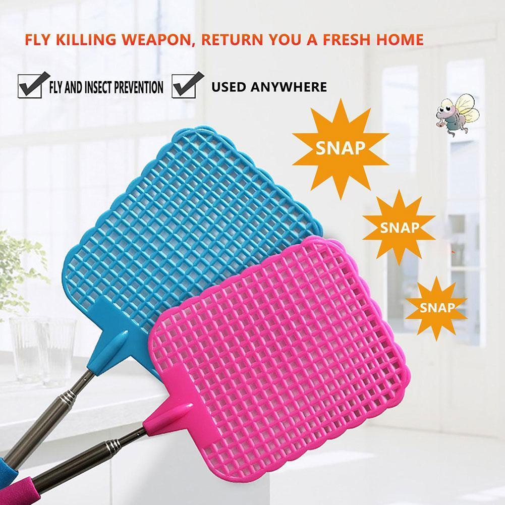 Vỉ Đập Ruồi Bằng Thép Không Gỉ T6C6 Có Thể Thu Gọn Tiện Lợi