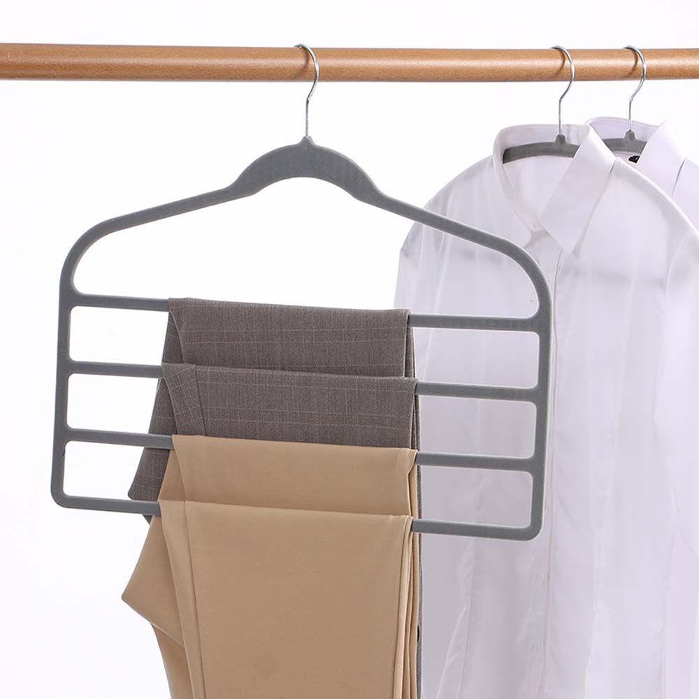 Aaron1 Móc Treo Quần Áo Vải Nhung Đa Năng Tiện Dụng Cho Gia Đình