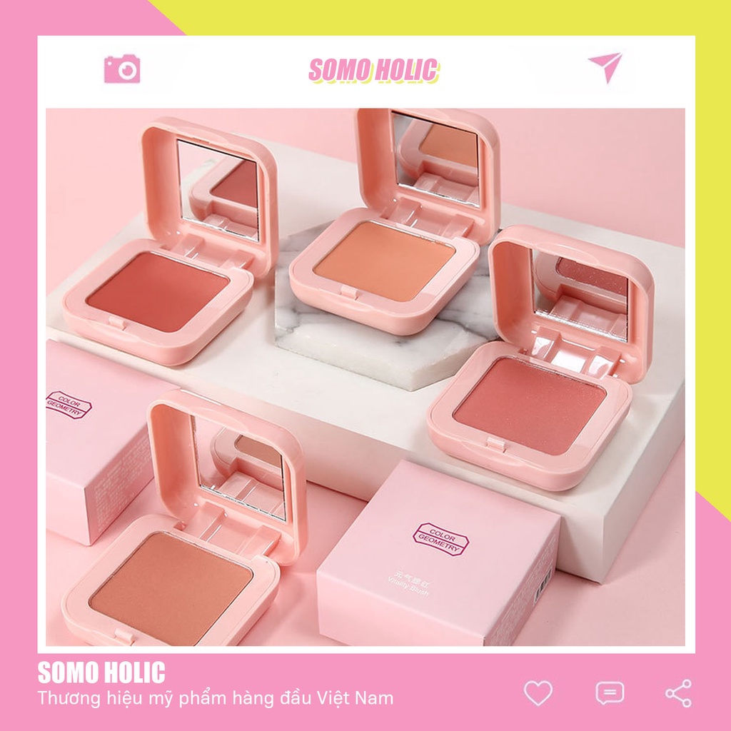 Phấn má hồng nội địa trung Lameila đơn sắc lâu trôi xinh xắn Somoholic PMH1 | BigBuy360 - bigbuy360.vn