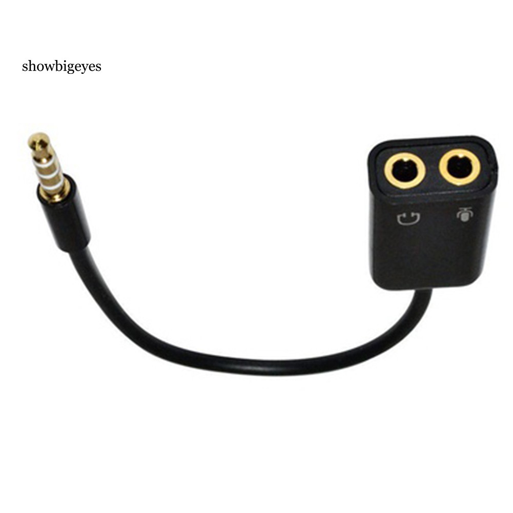 Dây Cáp Chữ Y Chuyển Đổi Cổng Âm Thanh Micro 3.5Mm Tiện Dụng