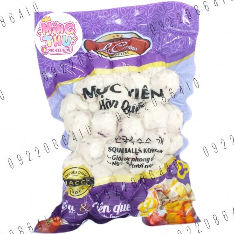 Mực viên Hàn Quốc Lacusina 500g