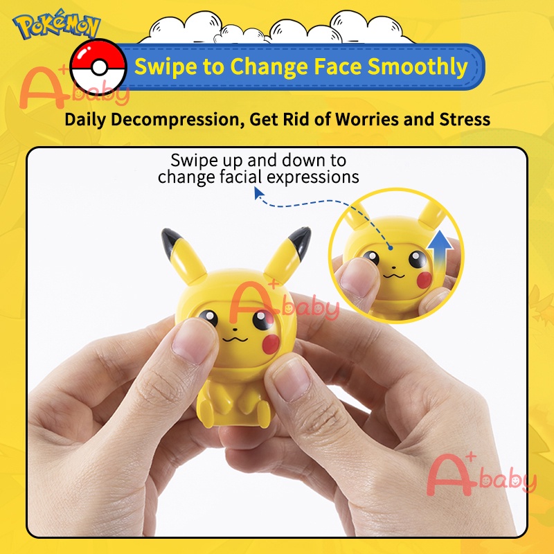 Pokemon Mô hình nhân vật hoạt hình Pikachu Eevee Jigglypuff Scorbunny Meowth Squirtle Bulbasaur Charmander Grookey Sobble Gengar