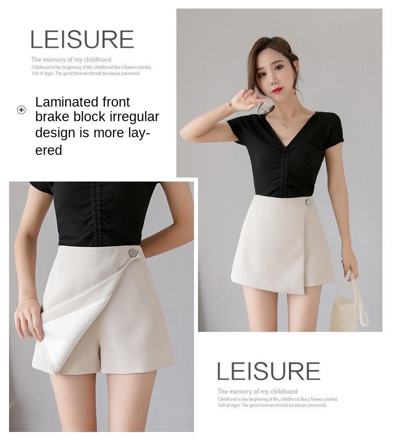 Quần Short Giả Váy Phong Cách Hàn Quốc Dành Cho Nữ