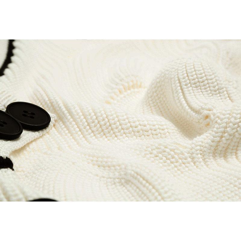 Áo Khoác Cardigan Dệt Kim Thiết Kế Cổ Chữ v Thanh Lịch
