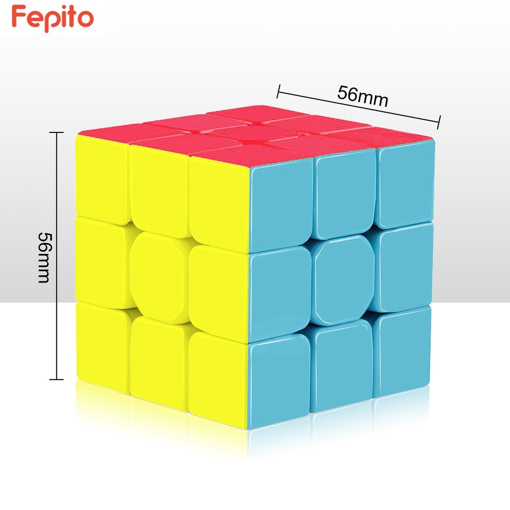Đồ chơi khối rubik 3x3 FEPITO phối màu giáo dục tiện dụng
