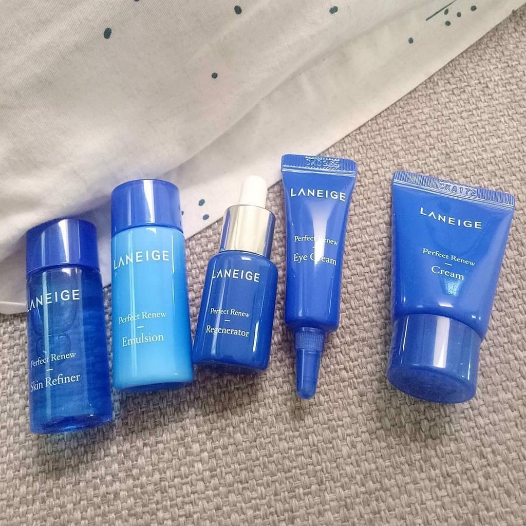 Bộ Kit Dưỡng Da Laneige Perfect Renew Trial Kit 5 Items