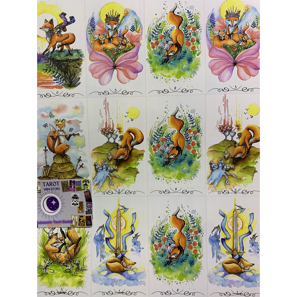 Bộ bài Tarot Renard size 7 x 12 cm