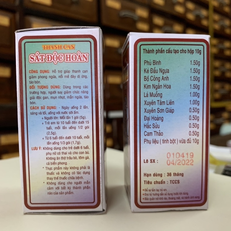 Thanh Can Sát Độc Hoàn - Hiệu Ông Tiên