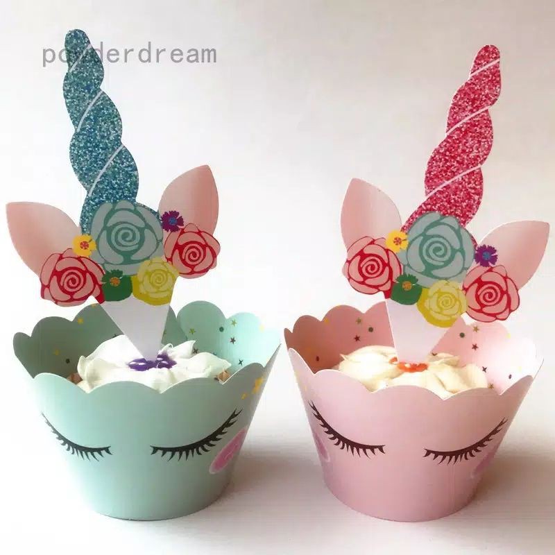 Giấy Gói Bánh Cupcake Xinh Xắn Tiện Dụng