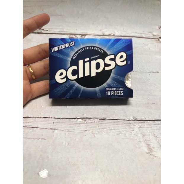 KẸO CAO SU KHÔNG ĐƯỜNG ECLIPSE 18 PACKS MINT VARIETY CỦA MỸ