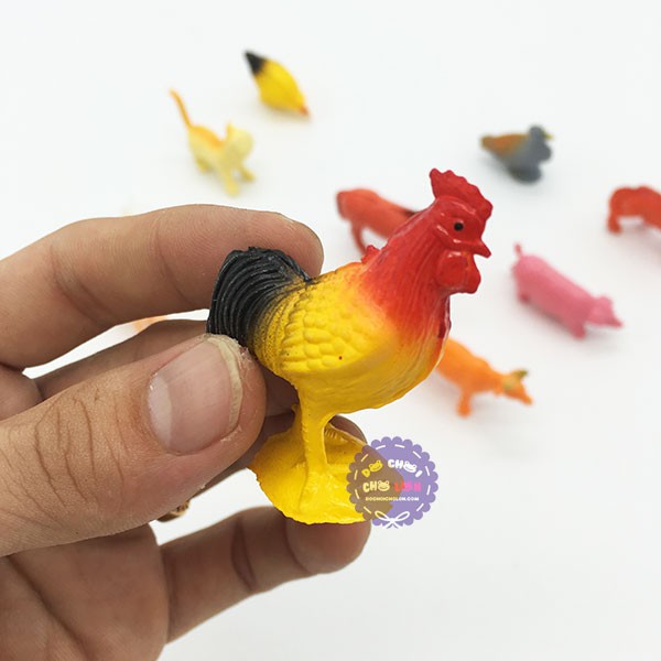 Bộ đồ chơi các loài thú nhà nhỏ bằng nhựa Thành Lộc