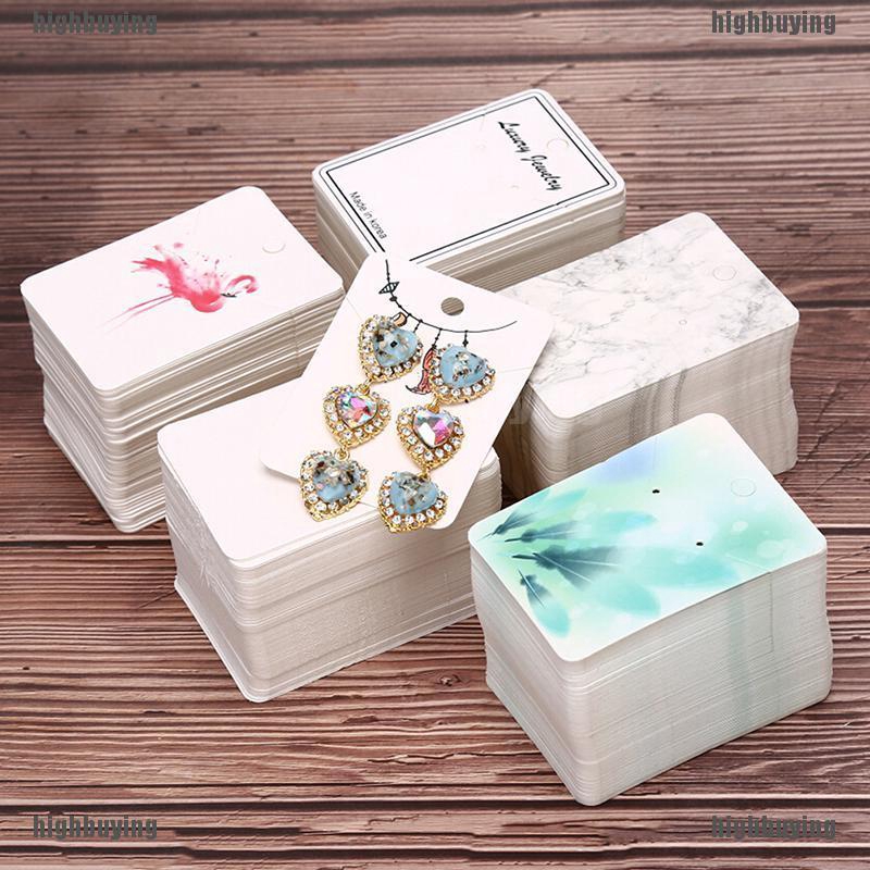 Set 100 Tấm Thẻ Trưng Bày Trang Sức Tiện Lợi