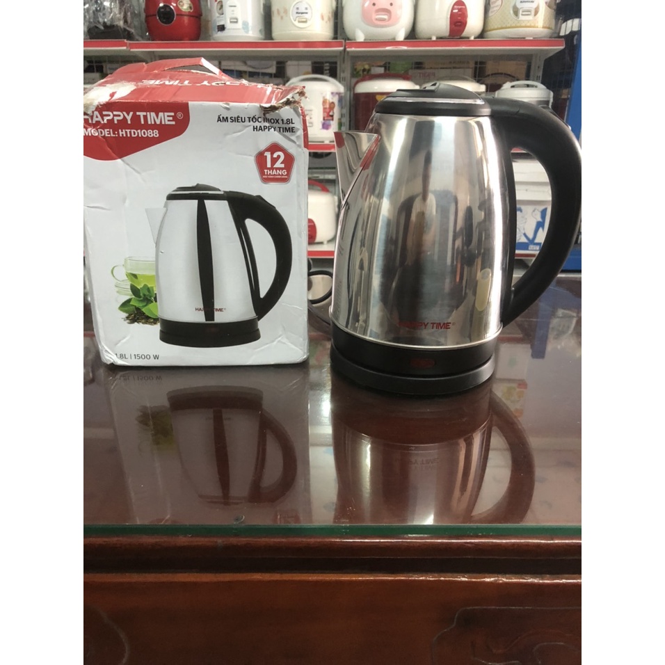 ẤM SIÊU TỐC INOX 1.8L HAPPY TIME HTD1088 - Hàng trưng bày